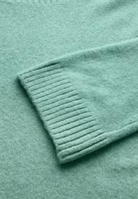 Strickpullover mit Rundhals sunlit green mel.