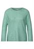 Strickpullover mit Rundhals sunlit green mel.