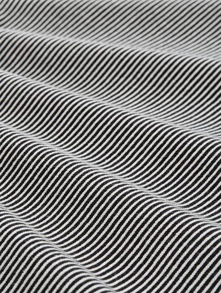 Strickpullover mit Rundhalsausschnitt black white plaited knit