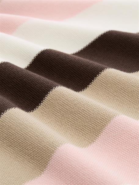 Strickpullover mit Rundhalsausschnitt brown beige pink stripe