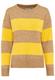 Strickpullover mit Rundhalsausschnitt caramell melange