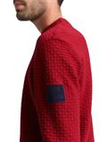 Strickpullover mit Rundhalsausschnitt coach red
