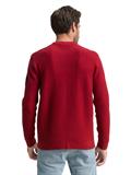 Strickpullover mit Rundhalsausschnitt coach red