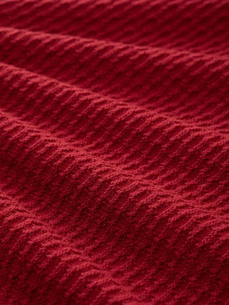 Strickpullover mit Rundhalsausschnitt coach red