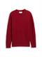 Strickpullover mit Rundhalsausschnitt coach red
