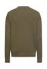 Strickpullover mit Rundhalsausschnitt deep olive