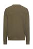Strickpullover mit Rundhalsausschnitt deep olive