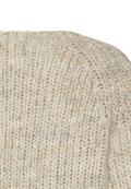 Strickpullover mit Rundhalsausschnitt light grey melange