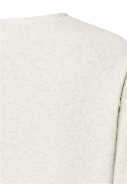 Strickpullover mit Rundhalsausschnitt pearl