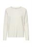Strickpullover mit Rundhalsausschnitt pearl