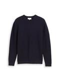 Strickpullover mit Rundhalsausschnitt sky captain blue