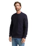 Strickpullover mit Rundhalsausschnitt sky captain blue