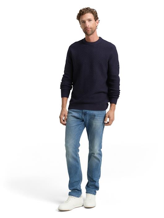 strickpullover-mit-rundhalsausschnitt-sky-captain-blue