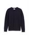 Strickpullover mit Rundhalsausschnitt sky captain blue