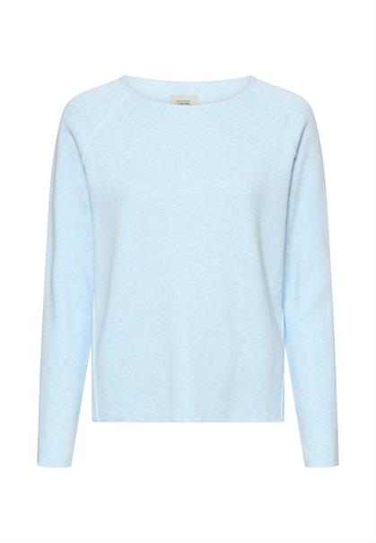 Strickpullover mit Rundhalsausschnitt soft blue