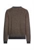 Strickpullover mit Rundhalskragen burned yellow