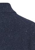 Strickpullover mit Stehkragen dark navy
