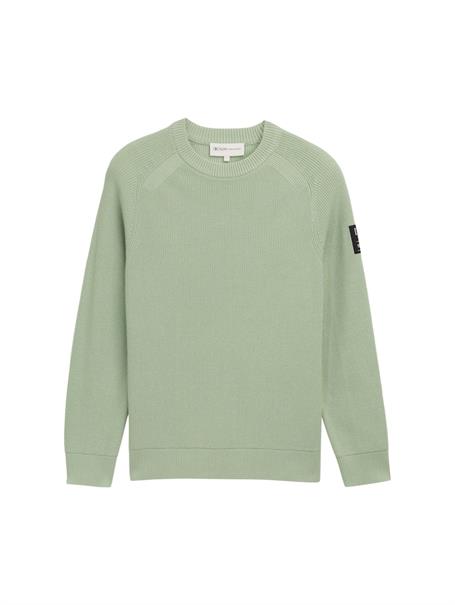 Strickpullover mit Struktur fresh mint green