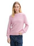 Strickpullover mit Struktur soft dusty rose
