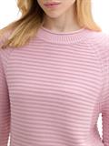 Strickpullover mit Struktur soft dusty rose