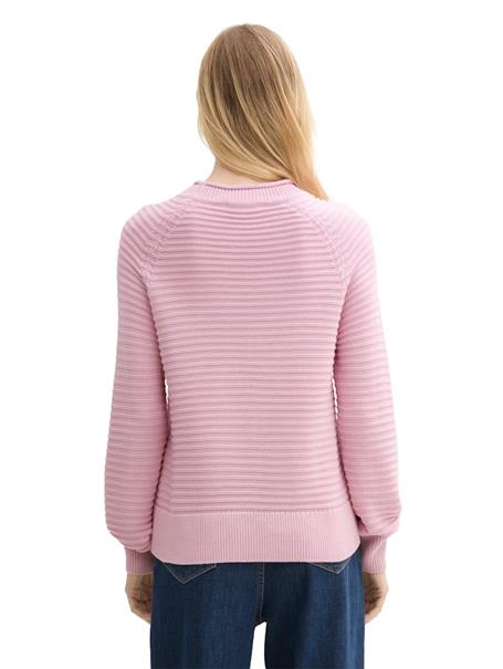 Strickpullover mit Struktur soft dusty rose