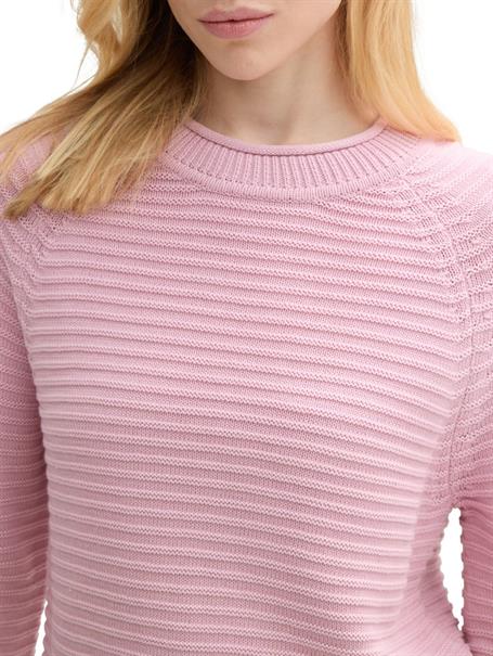 Strickpullover mit Struktur soft dusty rose