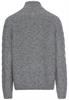 Strickpullover mit Troyer-Kragen rock grey
