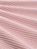 Strickpullover mit U-Boot-Ausschnitt rose bubble knit stripe