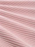 Strickpullover mit U-Boot-Ausschnitt rose bubble knit stripe