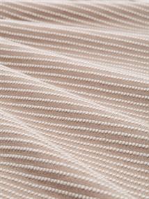 Strickpullover mit U-Boot-Ausschnitt soft taupe bubble knit stripe