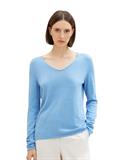 Strickpullover mit V-Ausschnitt 15584