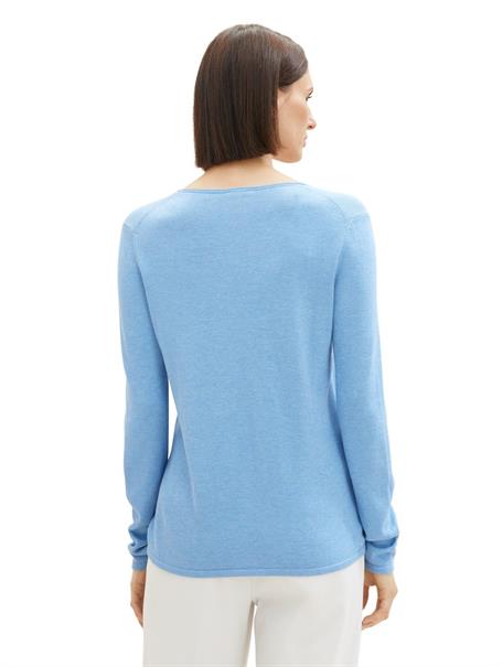 Strickpullover mit V-Ausschnitt 15584