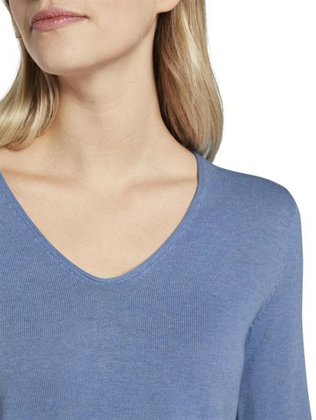 Strickpullover mit V-Ausschnitt 15584