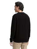 Strickpullover mit V-Ausschnitt black