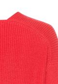 Strickpullover mit V-Ausschnitt flame