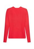 Strickpullover mit V-Ausschnitt flame