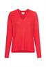 Strickpullover mit V-Ausschnitt flame