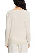 Strickpullover mit V-Ausschnitt sand