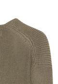 Strickpullover mit V-Ausschnitt shadow khaki
