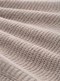 Strickpullover mit V-Ausschnitt soft taupe melange