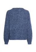 Strickpullover mit weiten Ärmeln denim blue