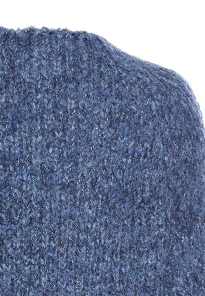 Strickpullover mit weiten Ärmeln denim blue