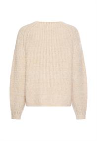 Strickpullover mit weiten Ärmeln oak