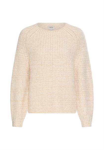 Strickpullover mit weiten Ärmeln oak