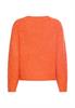 Strickpullover mit weiten Ärmeln pumpkin