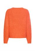 Strickpullover mit weiten Ärmeln pumpkin