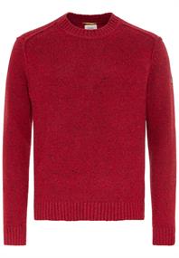 Strickpullover mit zertifizierter Merinowolle amber red