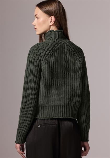 Strickpullover oil green