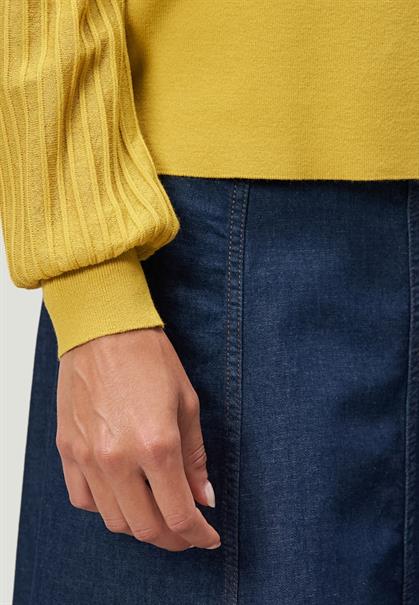 Strickpullover oil yellow