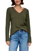 Strickpullover olive2